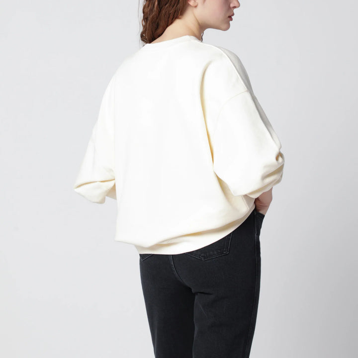 ANINE BING - Miles Collegiate cream sweatshirt Brand Shirts &amp; Tops