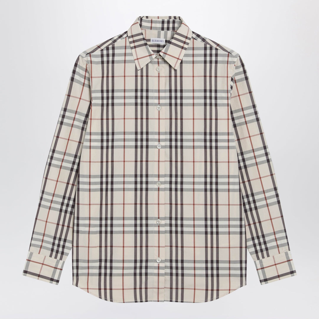Shirts & Tops Burberry - Beige Check shirt by Burberry Brand