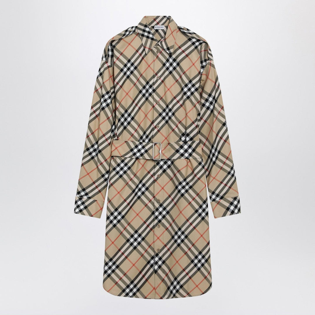 Shirts & Tops Burberry - Beige Check shirt dress Brand