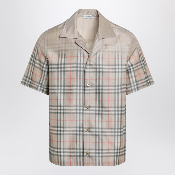 Shirts &amp; Tops Burberry - Beige shirt with shaded Check pattern Brand