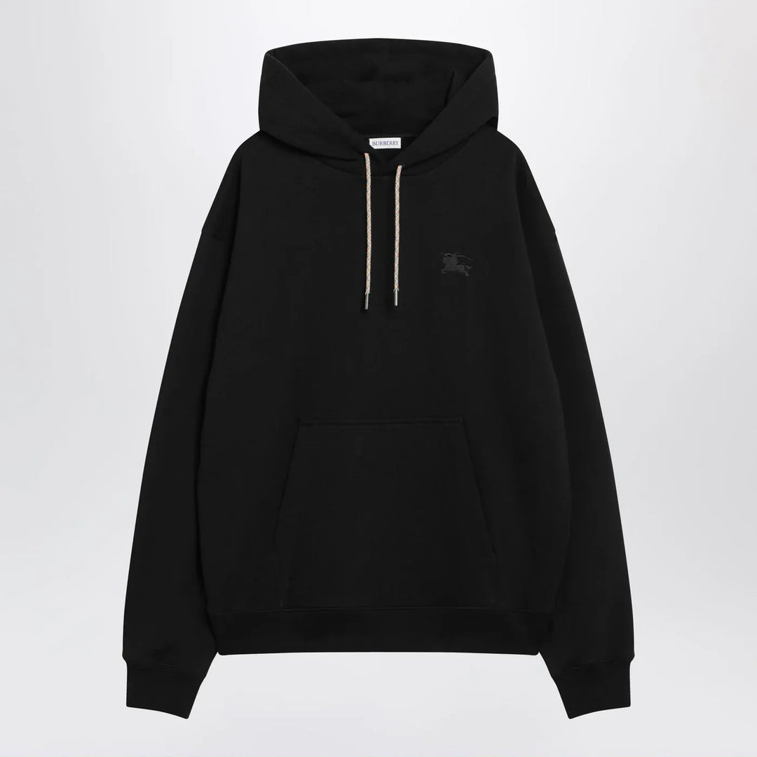 Burberry - Black sweatshirt with Check-pattern inserts Brand Shirts &amp; Tops S