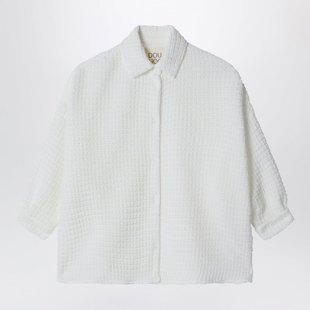 Shirts & Tops Douuod - Aneto white shirt in textured fabric Brand