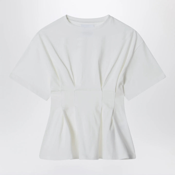 Douuod - Calendula ivory cotton T-shirt Brand Shirts &amp; Tops 4