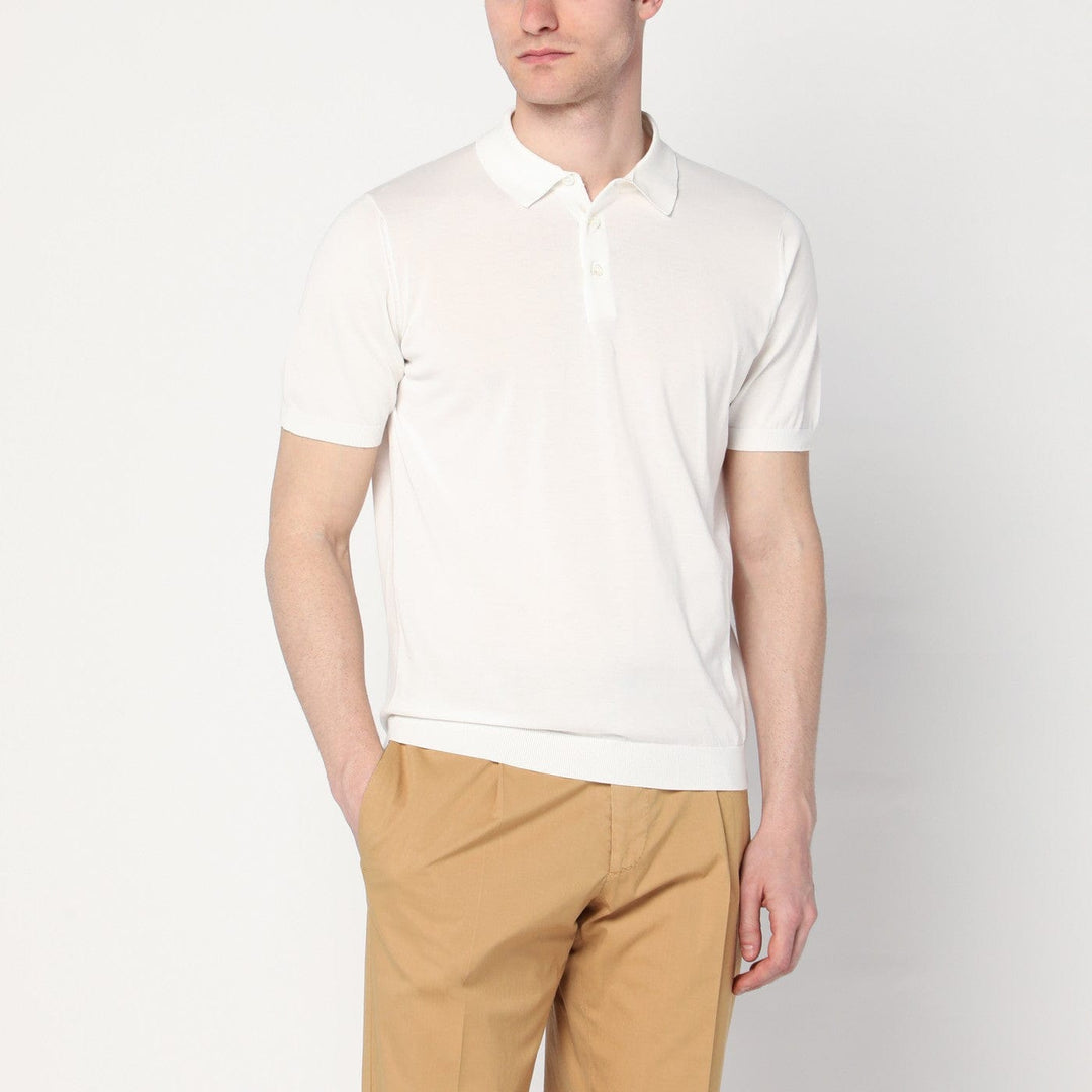 Shirts & Tops 54 IT Drumohr - Milky white polo shirt in cotton Brand
