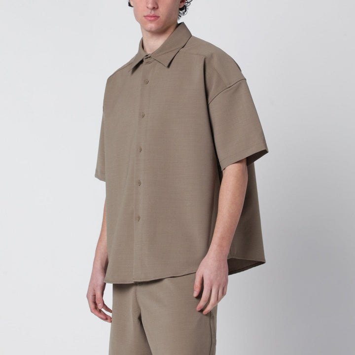 Shirts &amp; Tops Entire Studios - Beige oversized short-sleeve shirt Brand