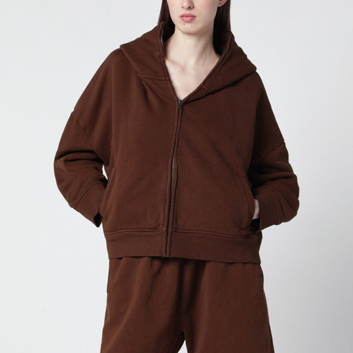 Shirts &amp; Tops Entire Studios - Brown cotton zip-up sweatshirt Brand