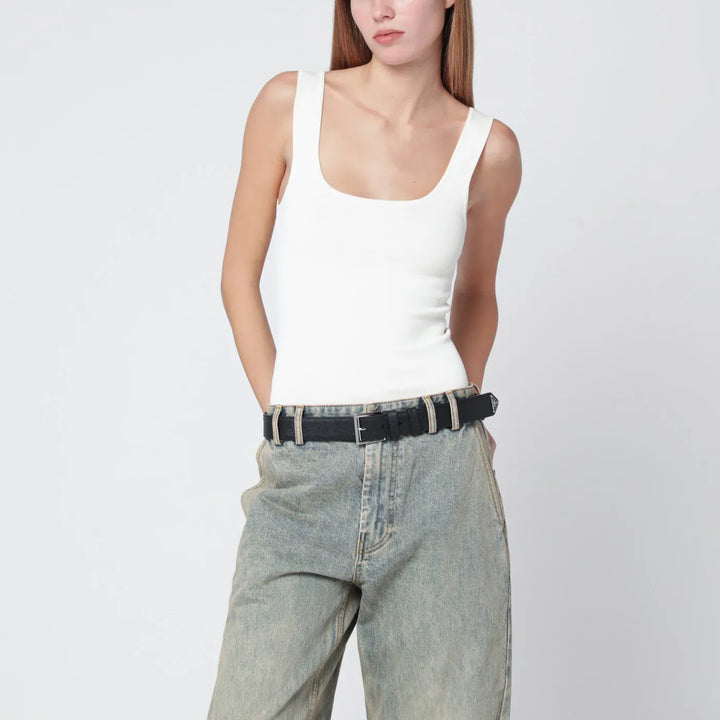 Entire Studios - White viscose-blend top Brand Shirts &amp; Tops M/L