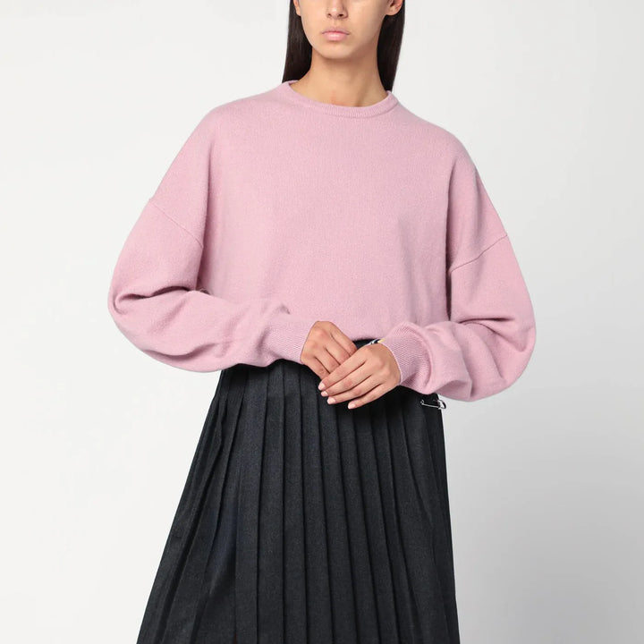 extreme cashmere - Pink cashmere crew neck sweater Brand Shirts &amp; Tops TU