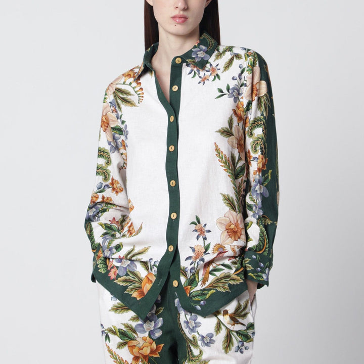 Shirts &amp; Tops FARM Rio - Sand Nature shirt in linen blend Brand