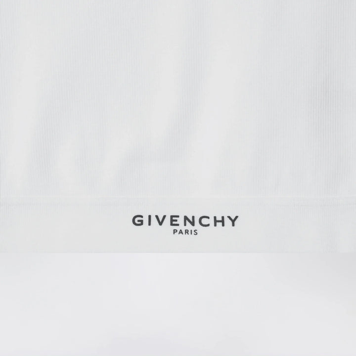 Givenchy - White cropped top with logo Brand Shirts &amp; Tops