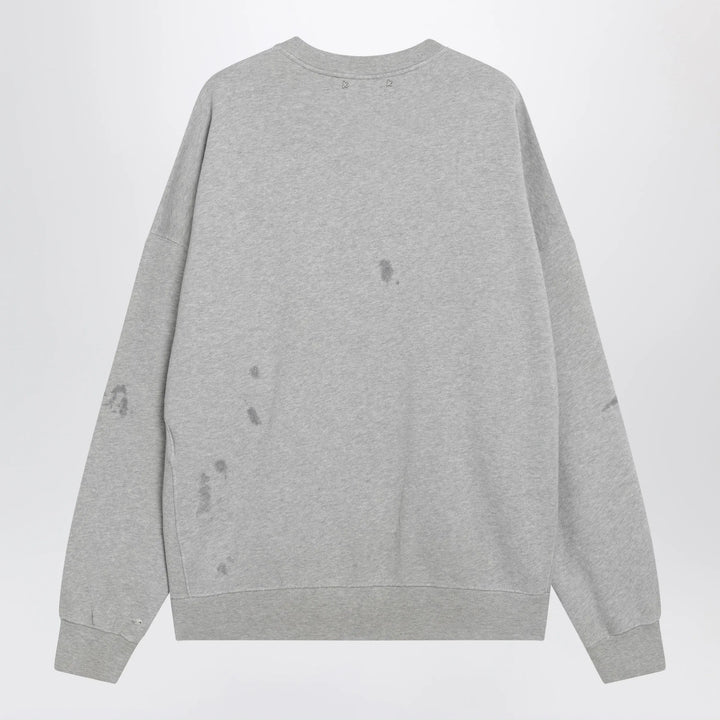 Golden Goose - Grey sweatshirt with college logo graphic Brand Shirts &amp; Tops