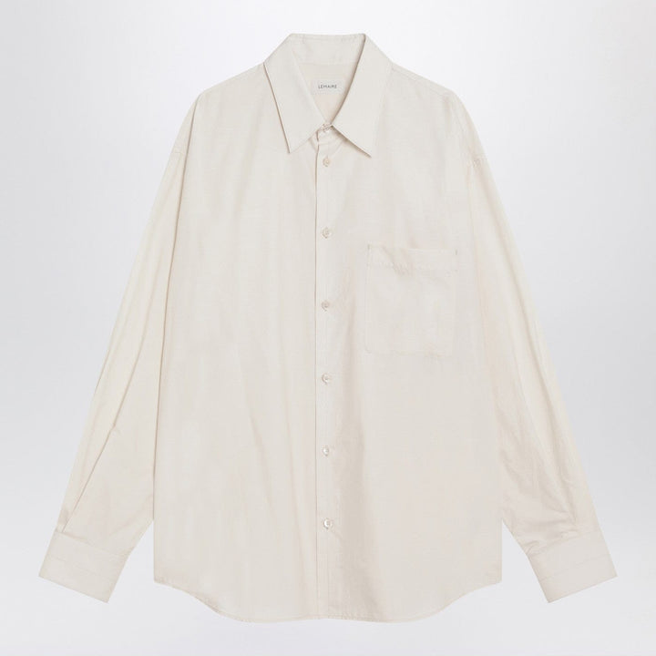 Shirts &amp; Tops 48 IT LEMAIRE - Ivory cotton and silk shirt Brand