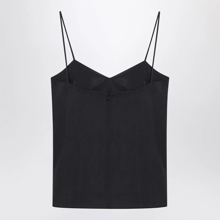 Max Mara - Blue silk tank top Brand Shirts &amp; Tops