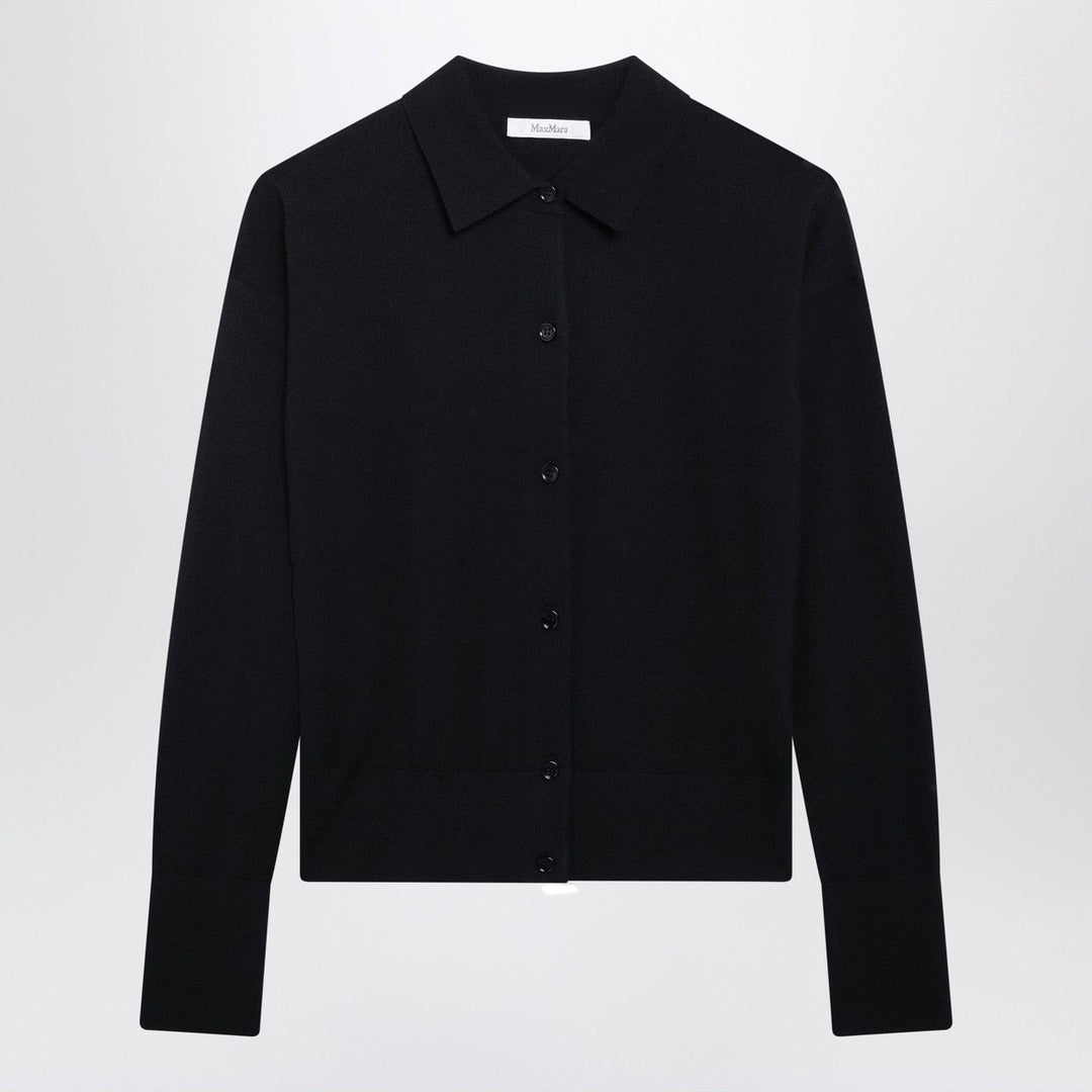 Shirts & Tops Max Mara - Navy wool-blend cardigan Brand