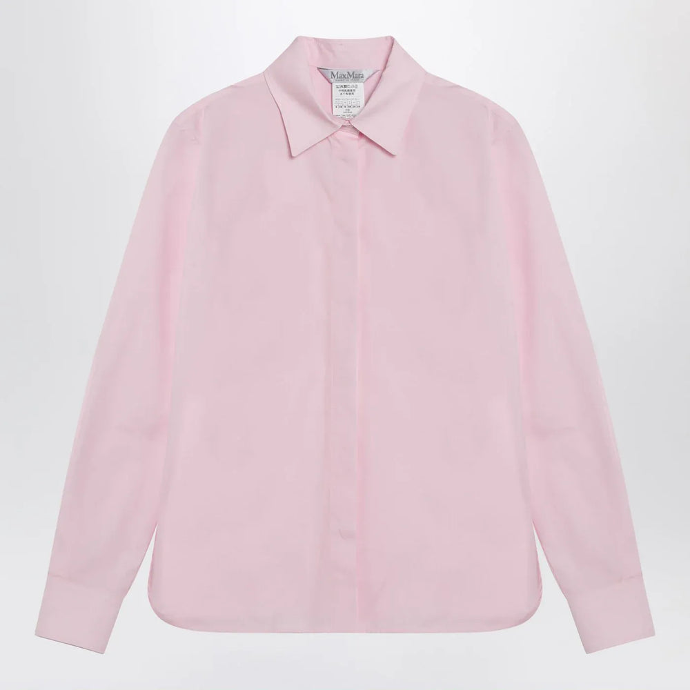 Max Mara - Pink cotton poplin shirt Brand Shirts & Tops 38  IT