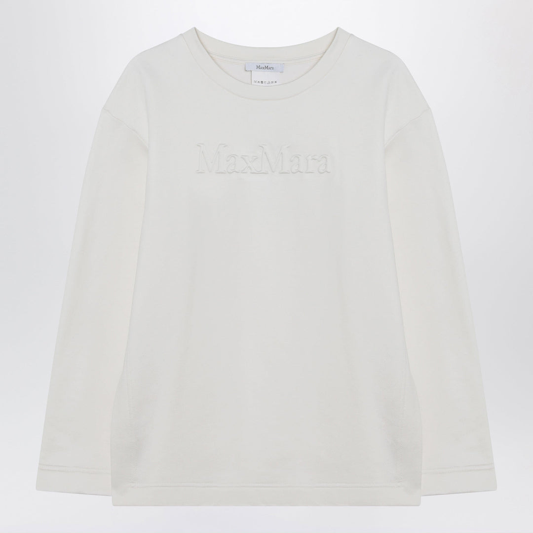 Shirts & Tops Max Mara - White sweatshirt in silk blend Brand