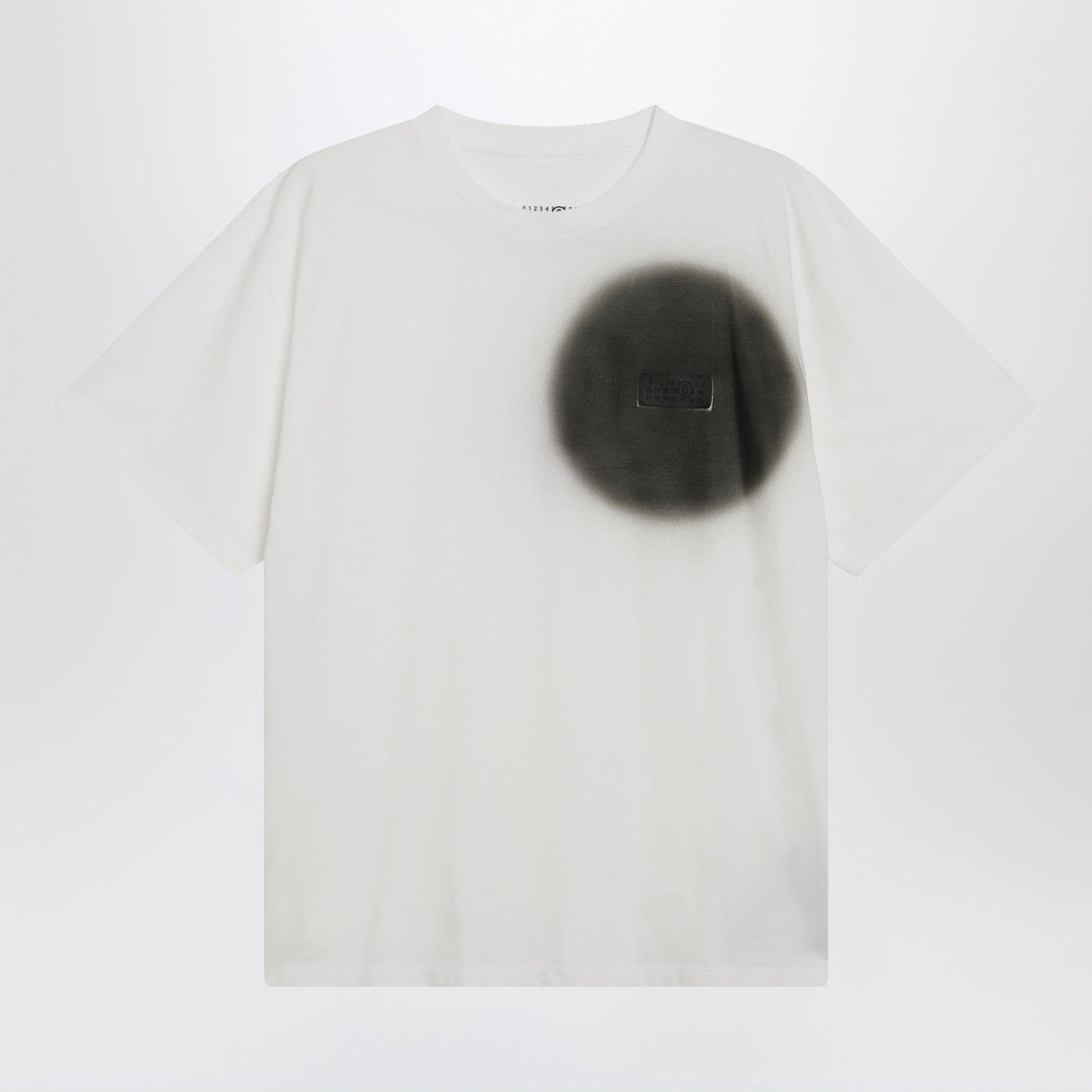 Shirts & Tops MM6 Maison Margiela - White T-Shirt With Spray Print Brand