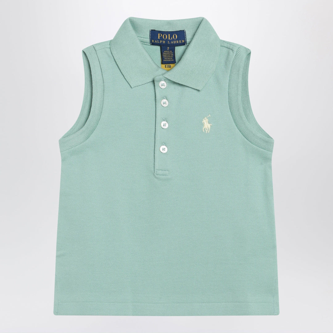 Shirts &amp; Tops 2 Polo Ralph Lauren - Aquamarine sleeveless cotton polo Brand
