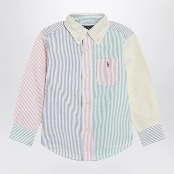Polo Ralph Lauren - Colour-block striped button-down shirt Brand Shirts &amp; Tops S