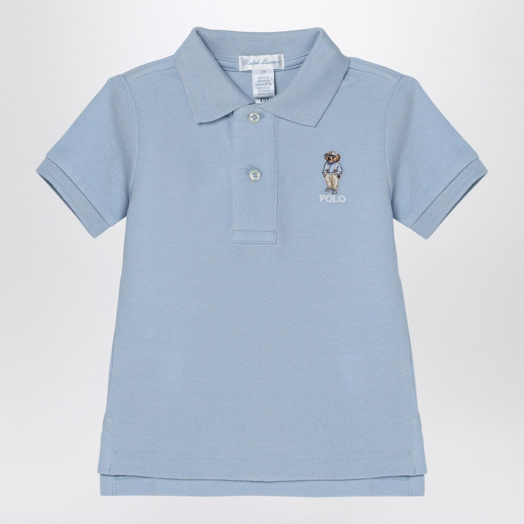 Shirts &amp; Tops 3 Polo Ralph Lauren - Light blue cotton polo shirt with logo embroidery Brand