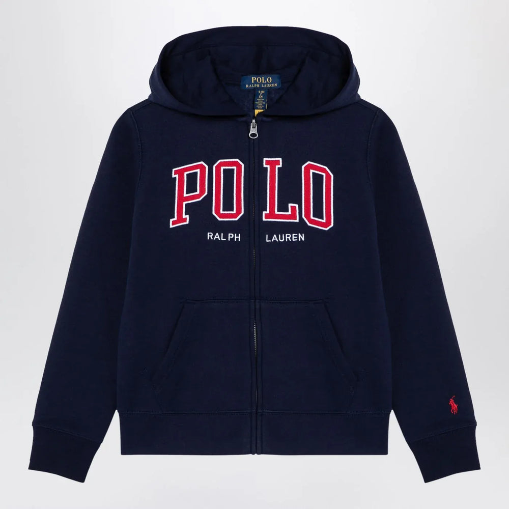 Polo Ralph Lauren - Navy blue cotton blend sweatshirt with logo Brand Shirts & Tops S