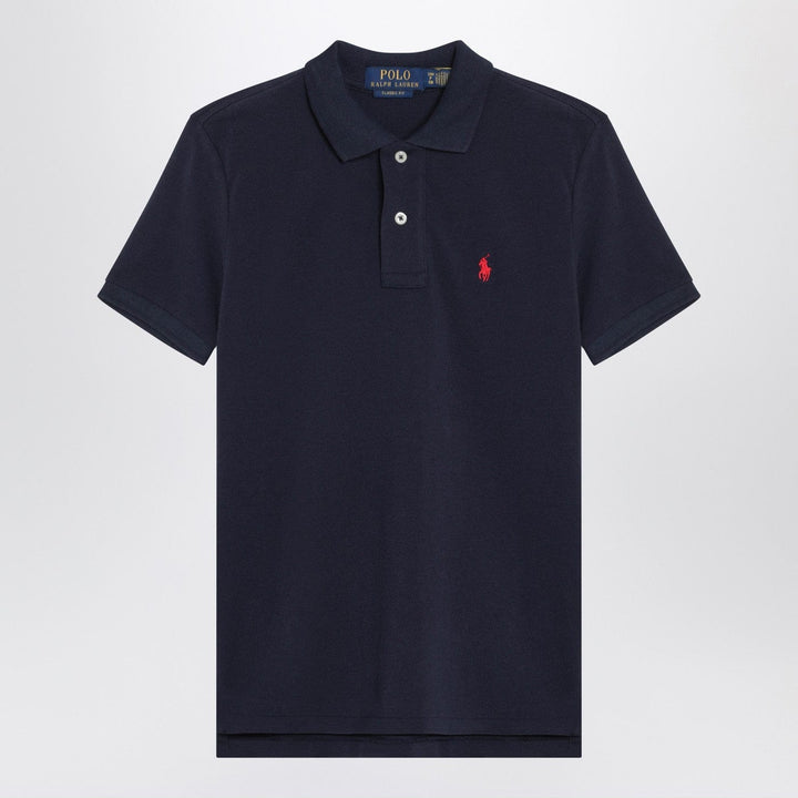 Shirts &amp; Tops Polo Ralph Lauren - Navy blue cotton polo shirt with embroidered logo Brand