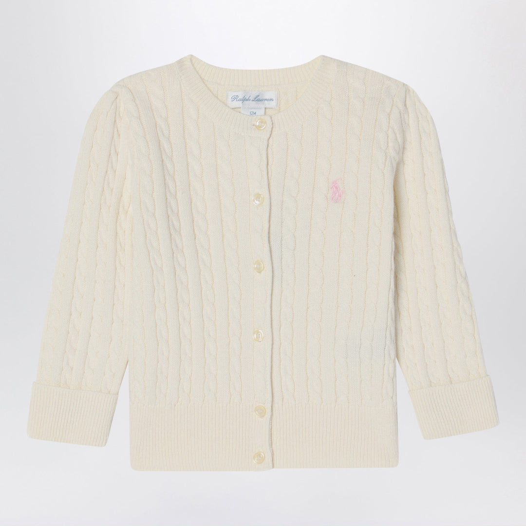 Shirts &amp; Tops Polo Ralph Lauren - White cable knit cotton cardigan Brand