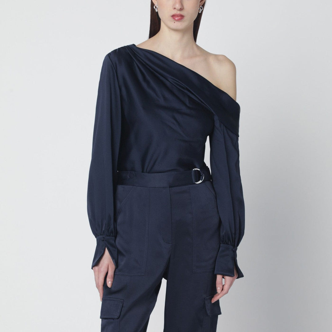 Shirts &amp; Tops SIMKHAI - Alice blouse in midnight blue shiny satin Brand