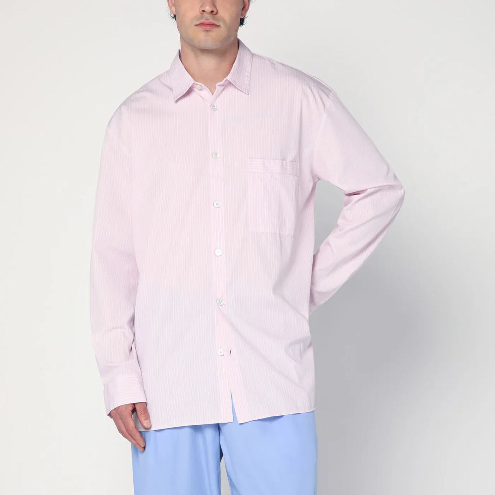 Tekla - Pink striped pyjama shirt Brand Shirts & Tops L