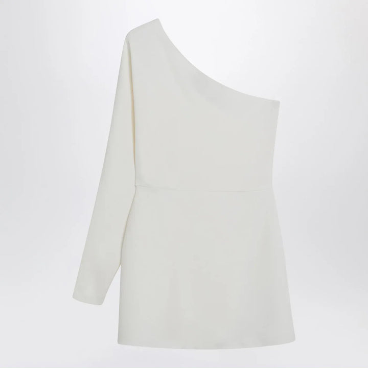Valentino - Ivory one-shoulder top in couture cady Brand Shirts &amp; Tops
