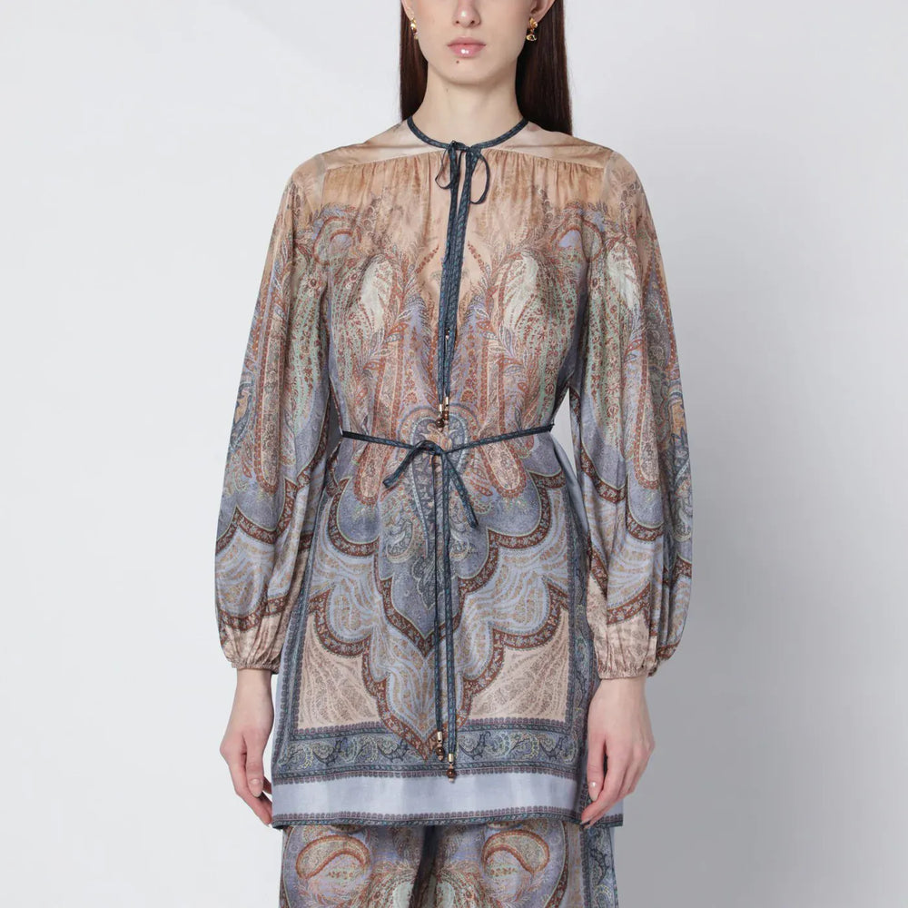 ZIMMERMANN - Wanderlust blouse with tapestry print Brand Shirts & Tops 2