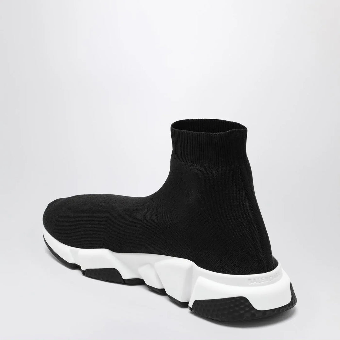 Balenciaga - Black mesh and white Speed Sneakers Brand Shoes