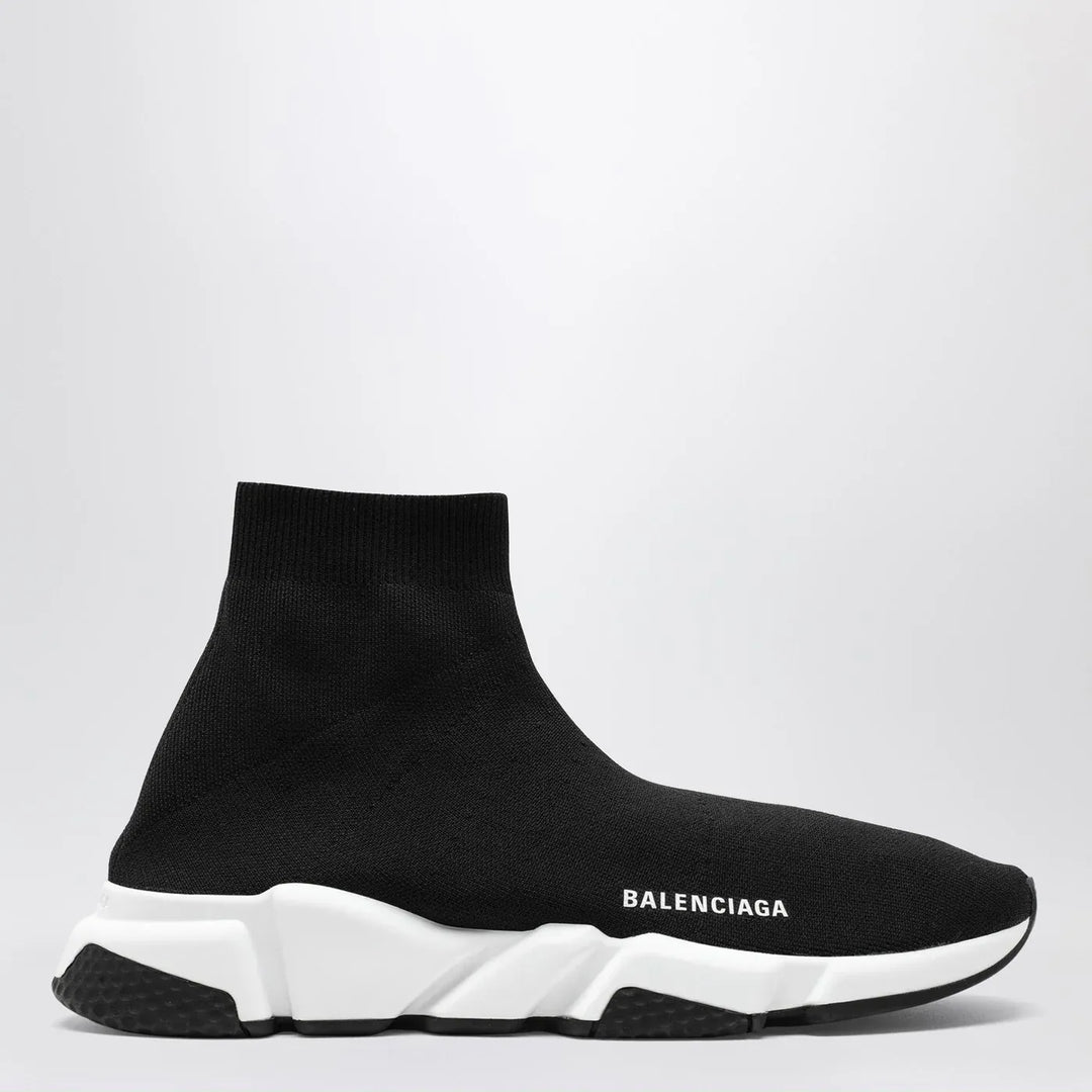Balenciaga - Black mesh and white Speed Sneakers Brand Shoes 43 IT