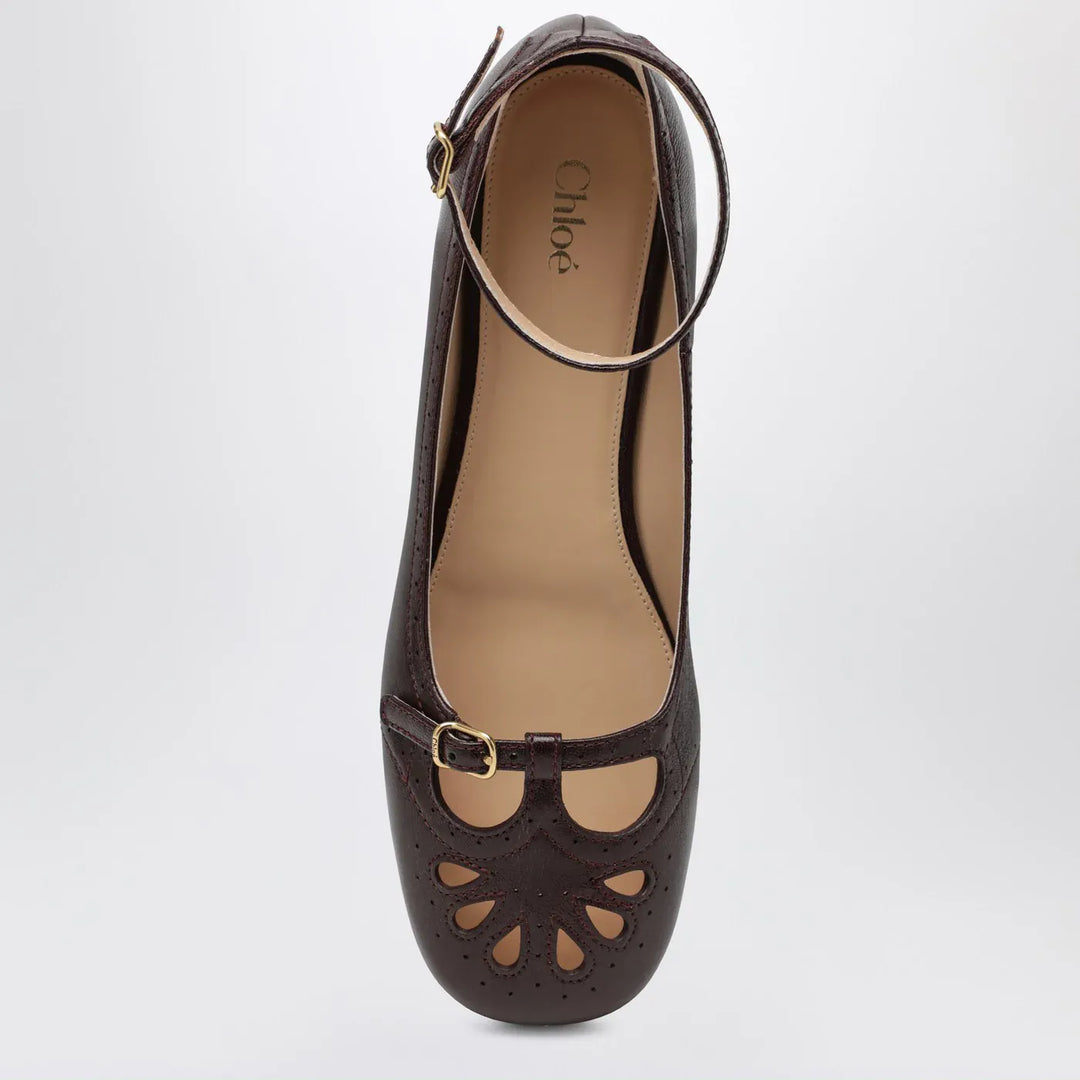 Chloé - Burnt Purple Misty ballerinas Brand Shoes