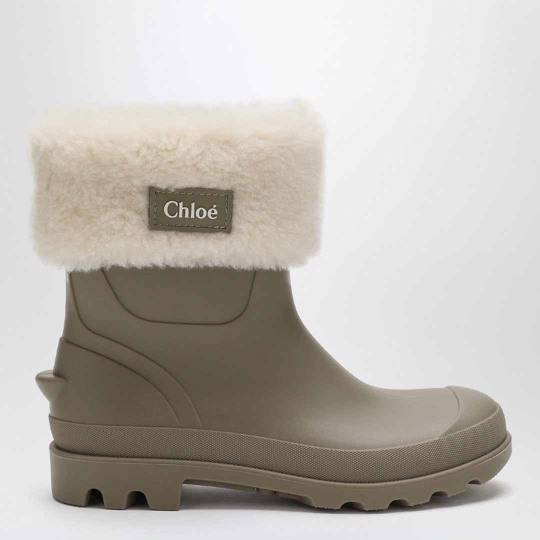 Shoes 36 Chloé - Vetiver green rubber boots Brand