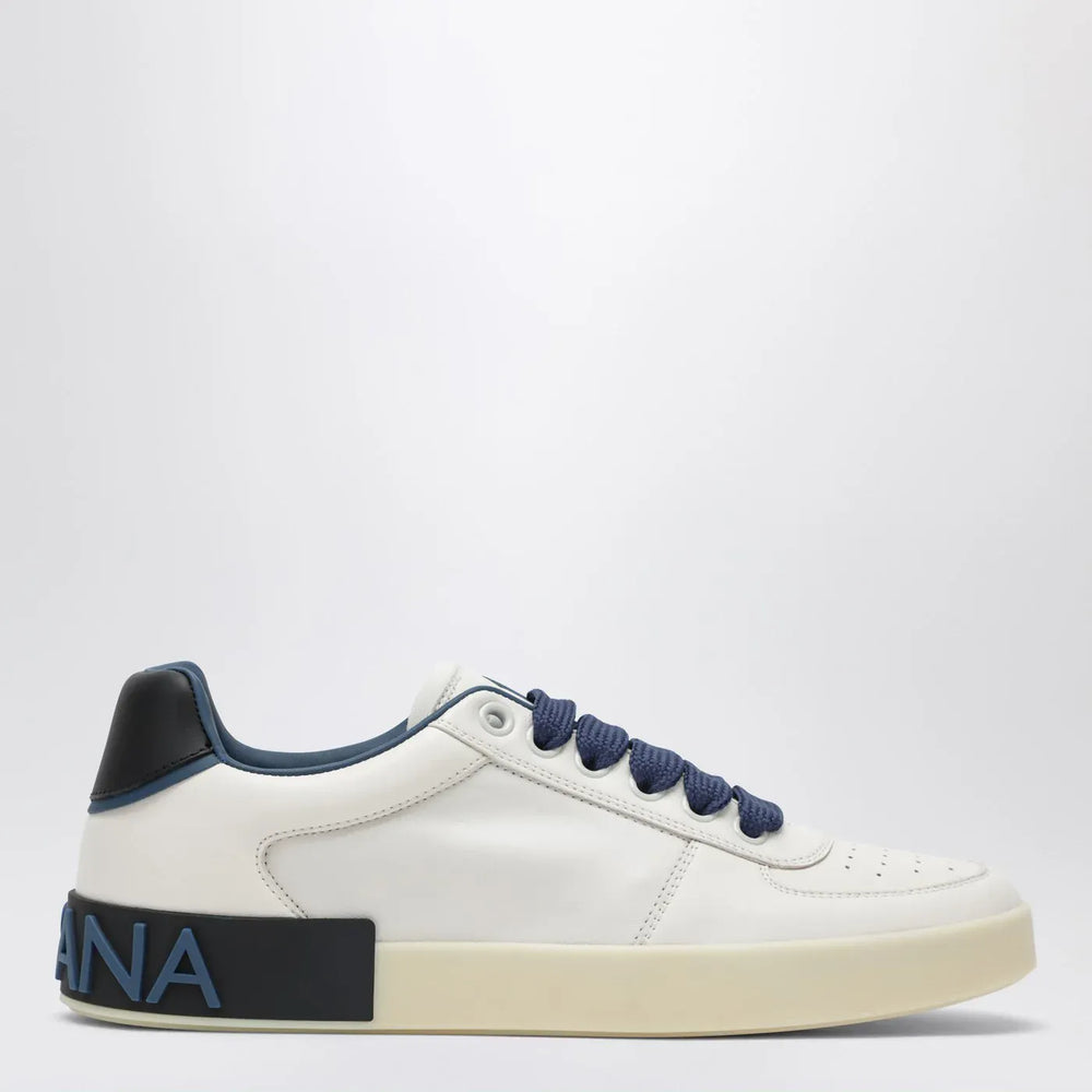 Dolce&Gabbana - Portofino Sneakers white/denim blue Brand Shoes 40 IT