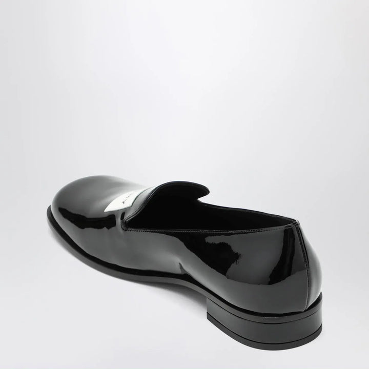 Givenchy - Black patent leather tuxedo loafers Brand Shoes 37 IT