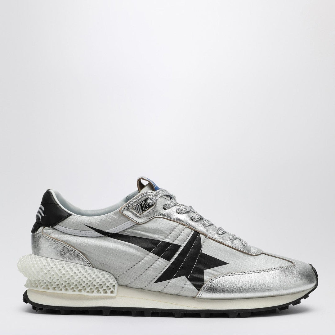 Shoes Golden Goose - Sneaker Marathon in nylon ripstop silver Brand
