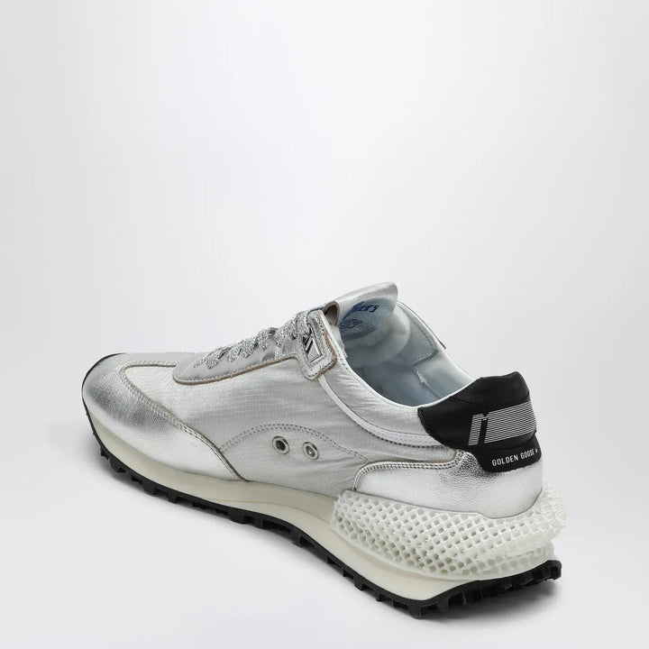 Golden Goose - Sneakers Marathon in nylon ripstop silver Brand Shoes