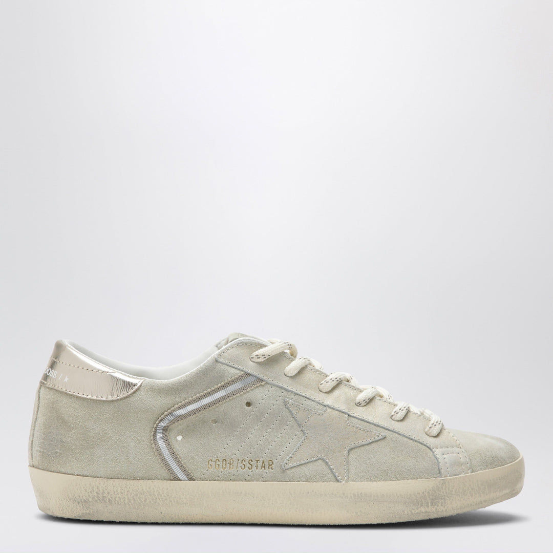 Shoes Golden Goose - Super-Star beige/platinum suede sneakers Brand