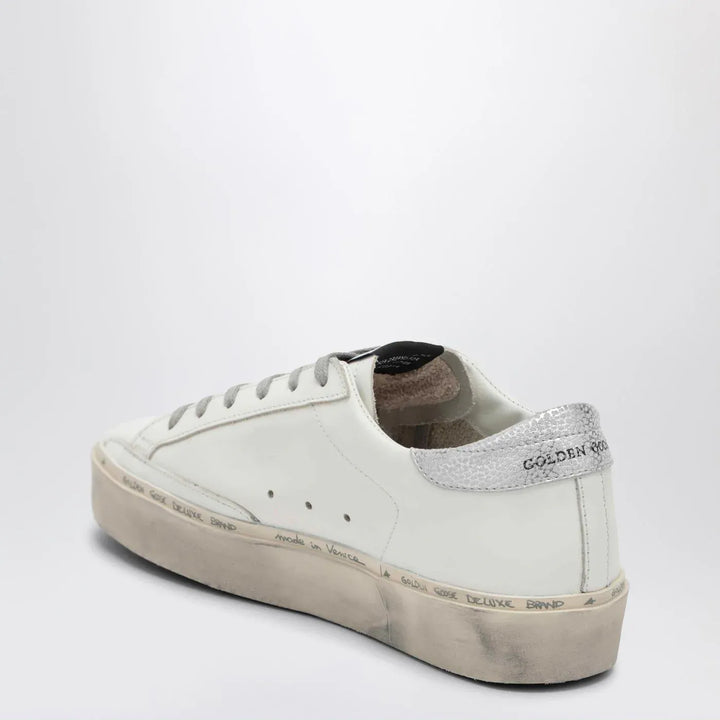 Golden Goose - White/silver Hi-Star Sneakers Brand Shoes