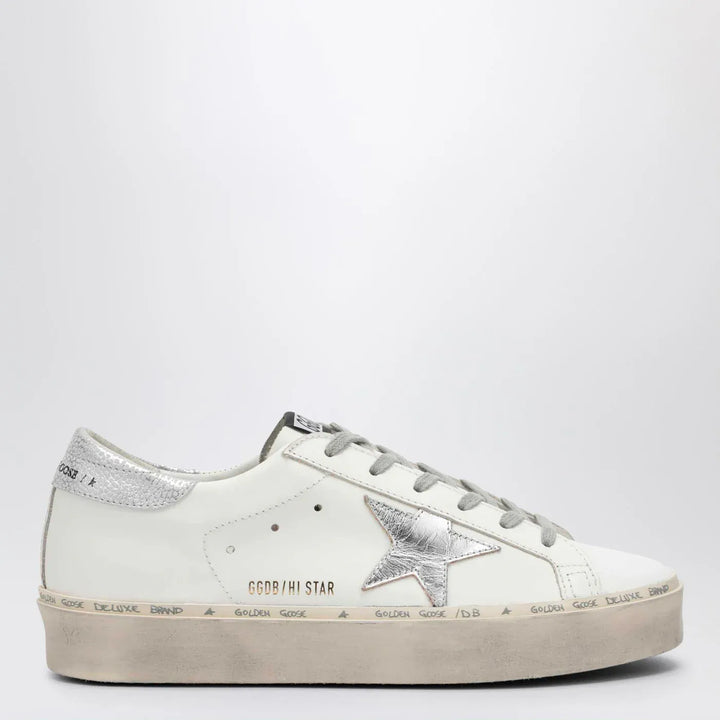 Golden Goose - White/silver Hi-Star Sneakers Brand Shoes 36 IT