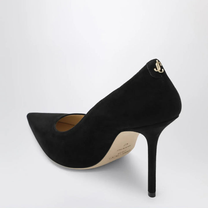 Jimmy Choo - Love 100 pumps in black suede Brand Shoes
