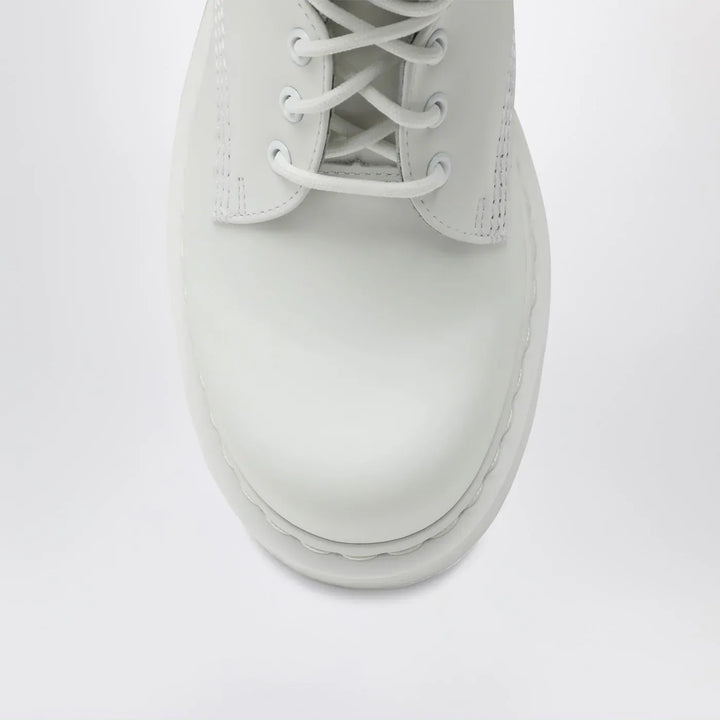 MM6 Maison Margiela - White lace-up boot MM6 X Dr. Martens Brand Shoes 40 IT