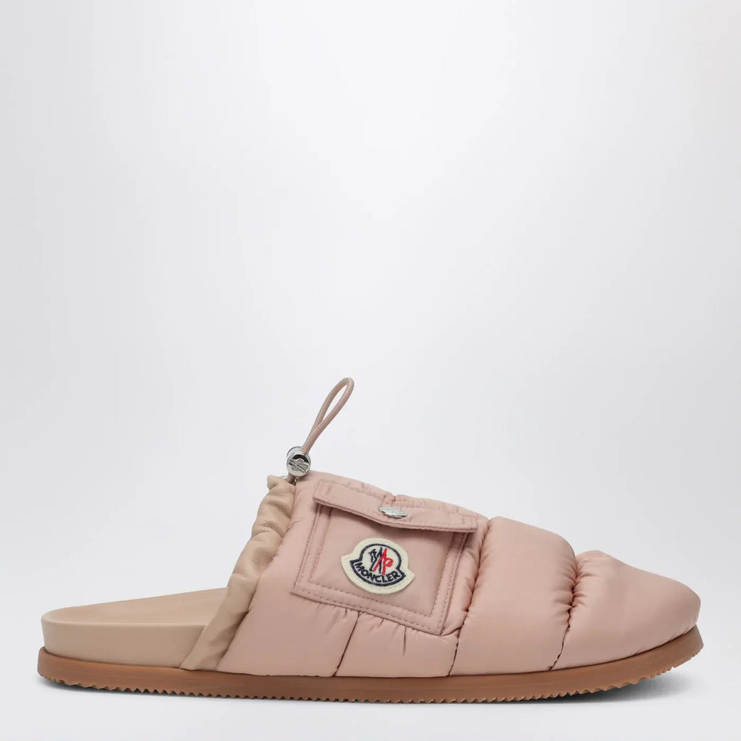 Moncler - Pink nylon mule Mon Pocket Brand Shoes 36 IT