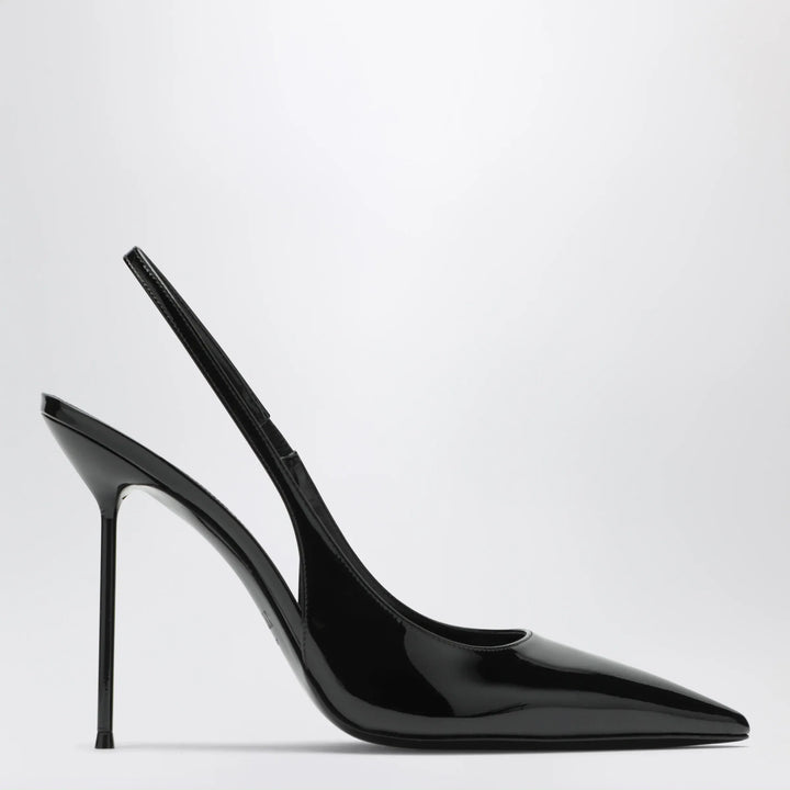 Paris Texas - Lidia slingback pumps in black patent leather Brand Shoes 36,5 IT