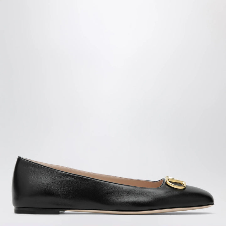 Valentino Garavani - Black VLogo Signature ballerina flats in nappa leather Brand Shoes 36 IT
