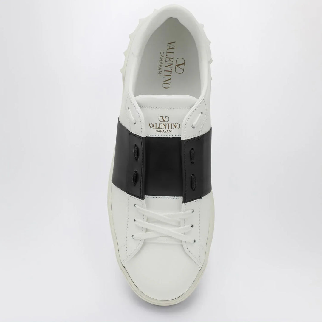 Valentino Garavani - White/Black Open Sneakers Brand Shoes