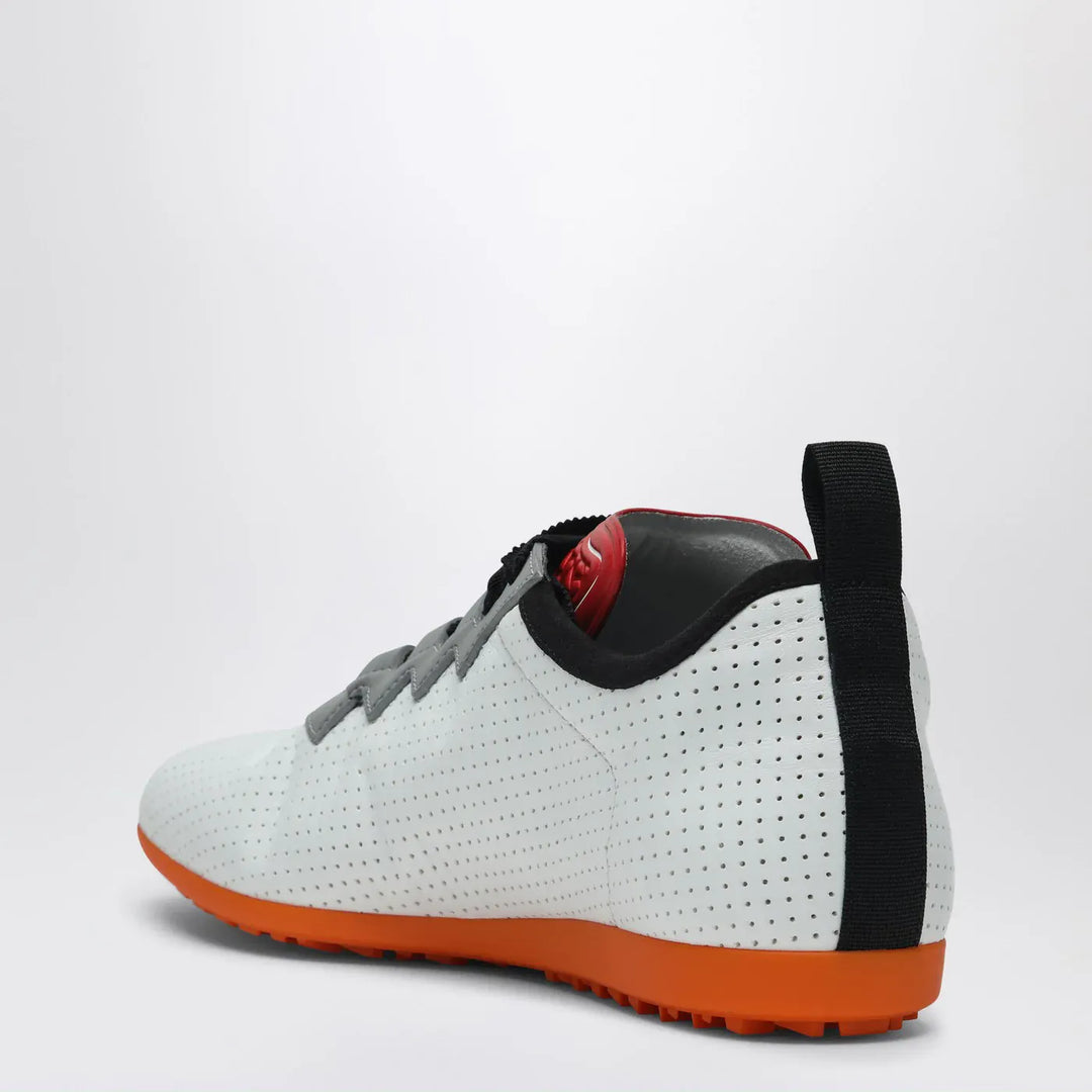 Valentino Garavani - White perforated nappa leather Chromathon Sneakers Brand Shoes