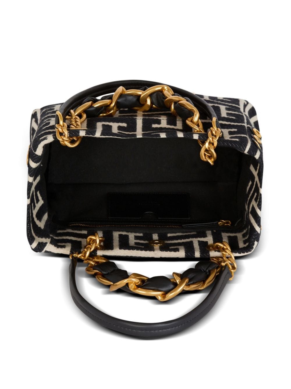 Balmain Shopper UNI Balmain Monogram Jacquard Bag Balmain Monogram Jacquard Bag Black/White Brand